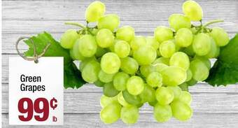 Super King Markets Green Grapes offer