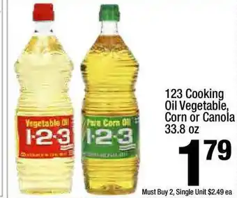 Super King Markets 123 Cooking Oil Vegetable, Corn Or Canola offer
