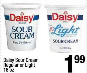 Super King Markets Daisy Sour Cream Regular Or Light 16 Oz offer