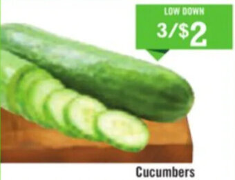 Price Chopper Cucumbers offer