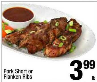 Super King Markets Pork Short Or Flanken Ribs offer