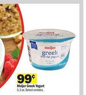 Meijer Meijer greek yogurt offer