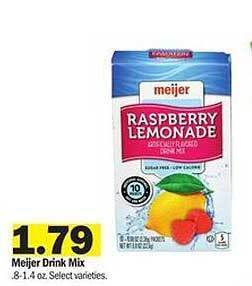 Meijer Meijer drink mix offer