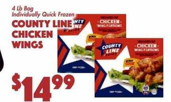 The Food Emporium County line chicken wings offer