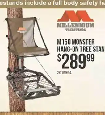 Bass Pro Millennium m 150 monster hang-on tree stand offer