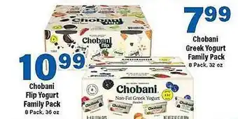 Big Y Chobani flip yogurt family pack, chobani greek yogurt family pack offer