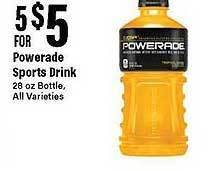 Big Y Powerade sports drink offer