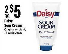 Big Y Daisy sour cream offer