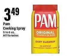 Pam cooking spray