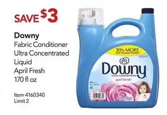 Costco Downy fabric conditioner ultra concentrated liquid april fresh offer