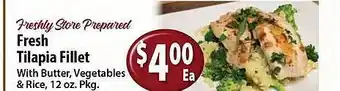 Key Food Fresh tilapia fillet offer