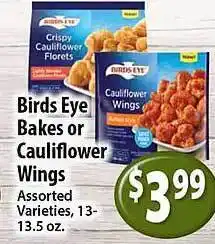 Key Food Birds eye bakes or cauliflower wings offer
