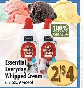 Key Food Essential everyday whipped cream offer