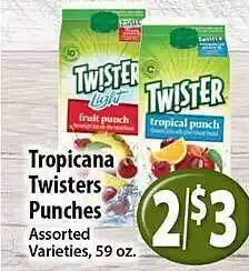 Key Food Tropicana twisters punches offer