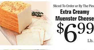Morton Williams Extra creamy muenster cheese offer