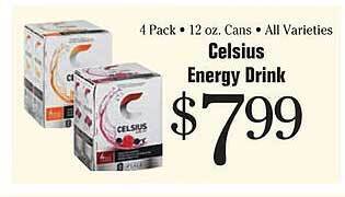 Celsius energy drink