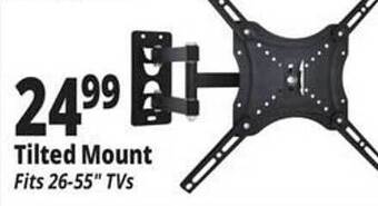 Ocean State Job Lot Tilted mount fits 26-55 offer