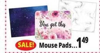 Ocean State Job Lot Mouse pads offer