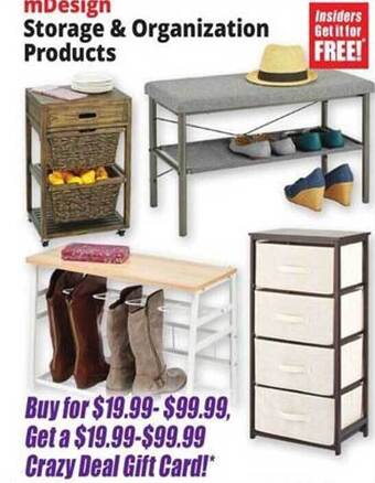 Ocean State Job Lot Mdesign storage & organization products offer