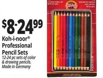 Ocean State Job Lot Koh-i-noor professional pencil sets offer