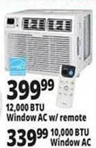 Ocean State Job Lot 12.000 btu window ac w-remote offer