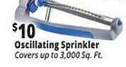 Ocean State Job Lot Oscillating sprinkler offer