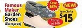 Ocean State Job Lot Famous maker garden shoes offer