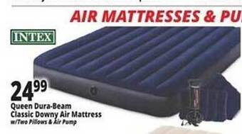 Ocean State Job Lot Queen dura-beam classic downy air mattress offer