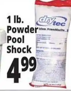 Ocean State Job Lot Powder pool shock offer