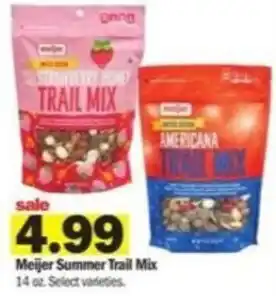 Meijer Meijer Summer TraiL Mix 14 oz offer