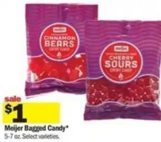 Meijer Meijer Bagged Candy 5-7 oz offer