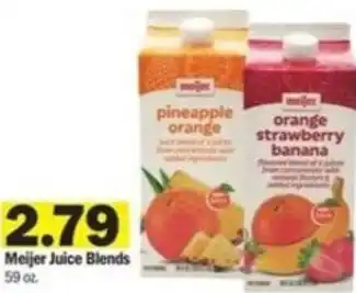 Meijer Meijer Juice Blends 59 oz offer