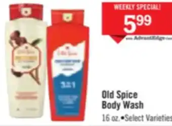 Price Chopper Old Spice Body Wash 16 oz. offer