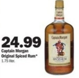 Meijer Captain Morgan Original Spiced Rum 1.75 Liter offer