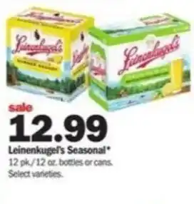 Meijer Leinenkugel's Seasonal 12pk/12 oz offer