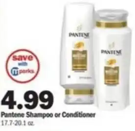 Meijer Pantene Shampoo or Conditioner 17.70-20.1 oz offer
