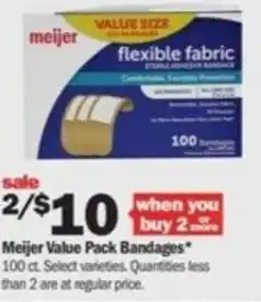 Meijer Meijer Value Pack Bandages offer