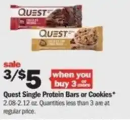 Meijer Quest Single Protein Bars offer