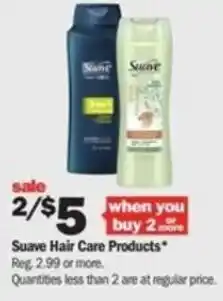 Meijer Suave Hair Care Products offer