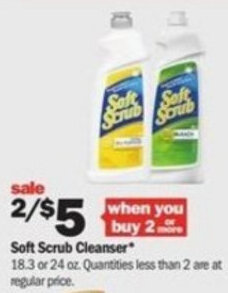 Meijer Soft Scrub Cleanser offer
