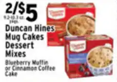Duncan Hines Mug Cakes Dessert Mixes
