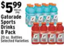 Met Foodmarkets Gatorade Sports Drinks offer