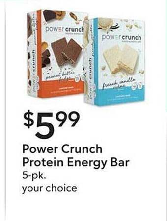 Publix Power crunch protein energy bar offer