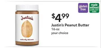 Publix Justin's peanut butter offer