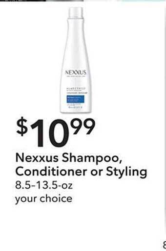 Publix Nexxus shampoo conditioner or styling offer
