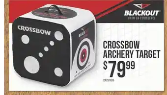 Bass Pro Crossbow archery target offer