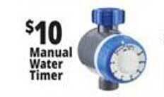 Ocean State Job Lot Manual water timer offer