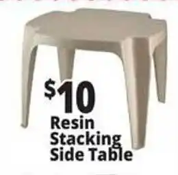 Ocean State Job Lot Resin stacking side table offer