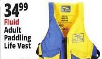 Ocean State Job Lot Fluid adult paddling life vest offer