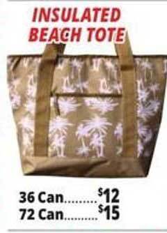 Ocean State Job Lot Insulated beach tote offer